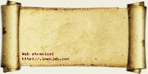 Vojislava Perunac vizit kartica